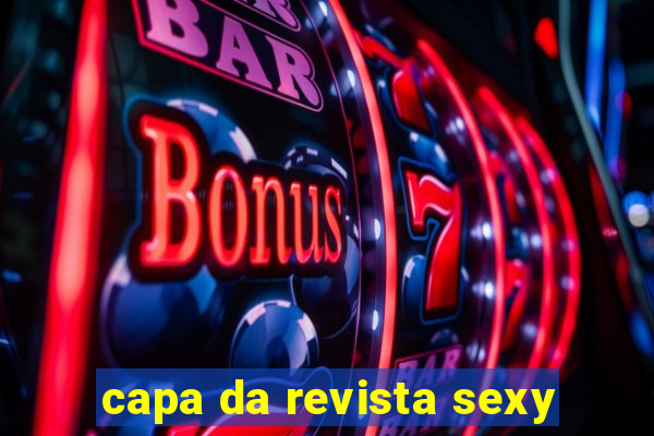 capa da revista sexy